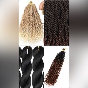 Curly and Wavy Hair Extensions Bundle
